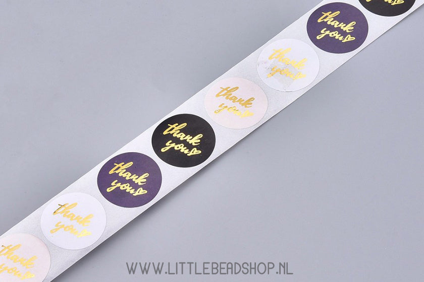 Stickers Thank You Luxury Vibes 25mm