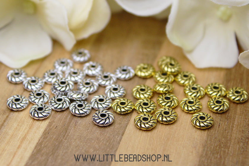 Intermediate beads Whirlpool, +/- 30 pieces