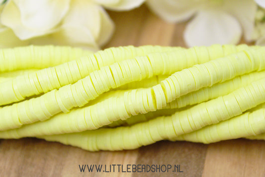 Katsuki Beads Light Yellow 6mm, per strand