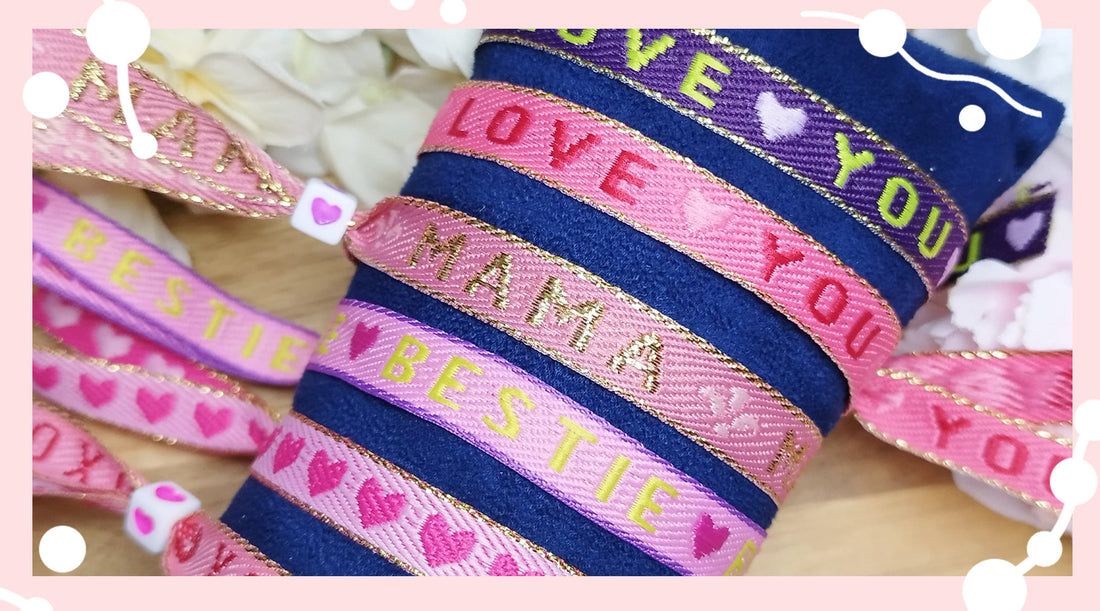 Maak je eigen lint armbandjes in vijf stappen