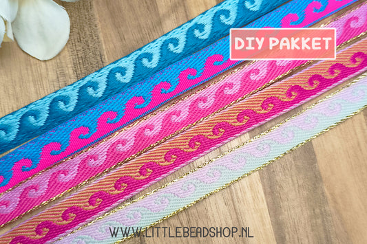 DIY-pakket Lint Armbandjes Maken 'Waves'