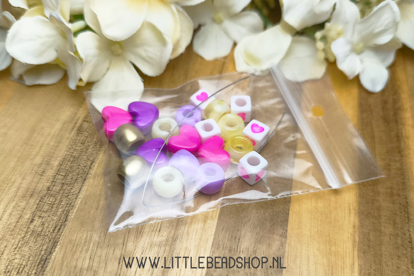 DIY Ribbon Bracelet Kit 'Happy'