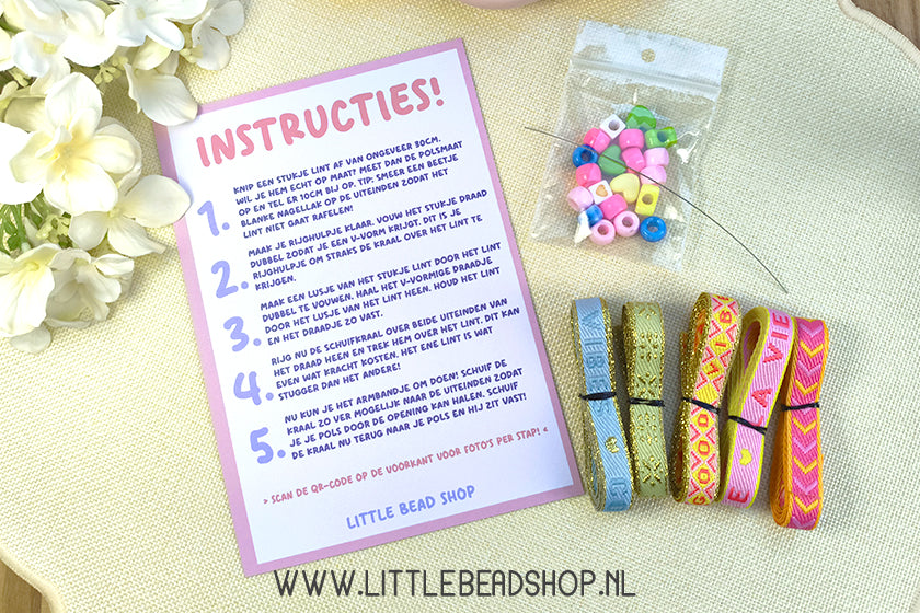 Lint Armbandjes Kit - 'Good Vibes'