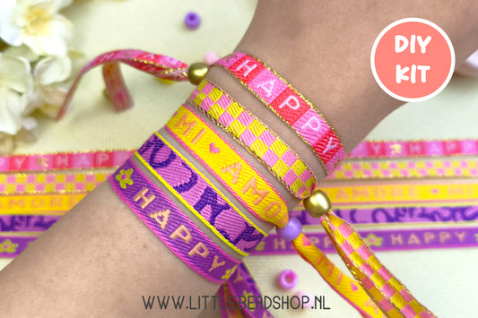Lint Armbandjes Kit - Happy Days