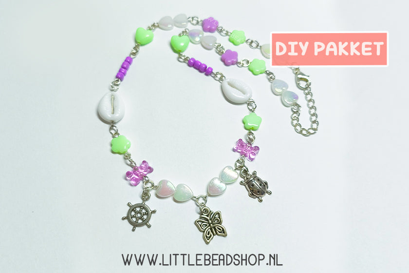 DIY-pakket Gekettelde Ketting 'Spring Party'