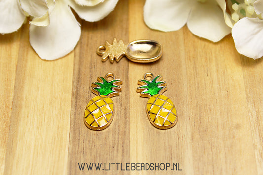 Emaille Bedels Ananas, per stuk
