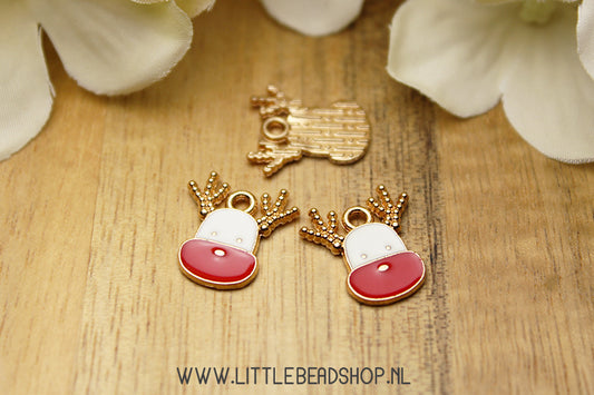 Emaille Bedels schattige rendier, per stuk