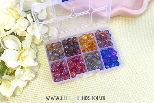 Kralenbox Glaskralen Secret Forest, per box