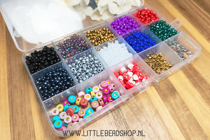 Kralenbox Christmas Vibes met 4mm rocailles