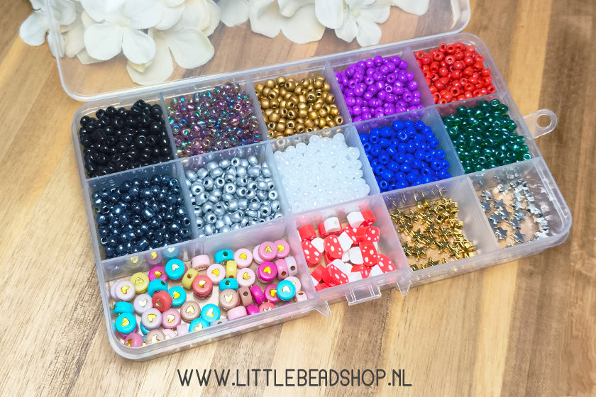 Kralenbox Christmas Vibes met 4mm rocailles