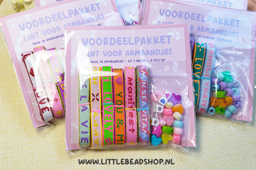 Voordeelpakket Lint voor Armbandjes Klein - Verrassingsmix