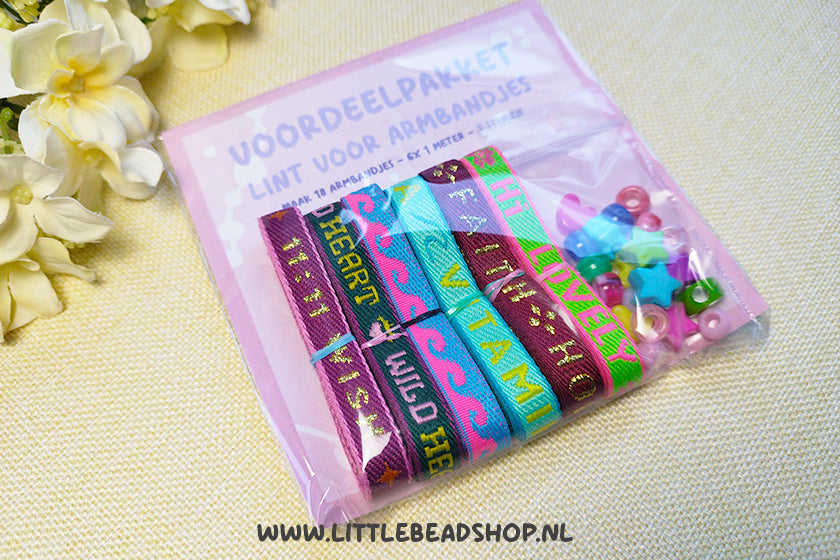 Voordeelpakket Lint voor Armbandjes Klein - Verrassingsmix
