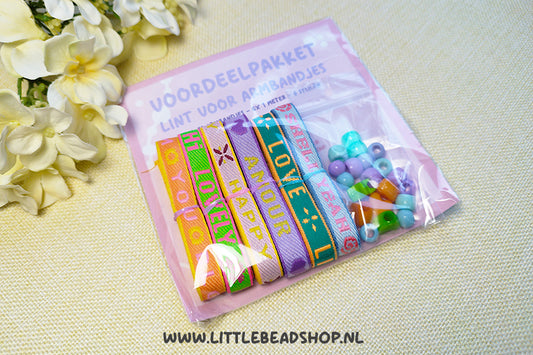 Voordeelpakket Lint voor Armbandjes Klein - Verrassingsmix