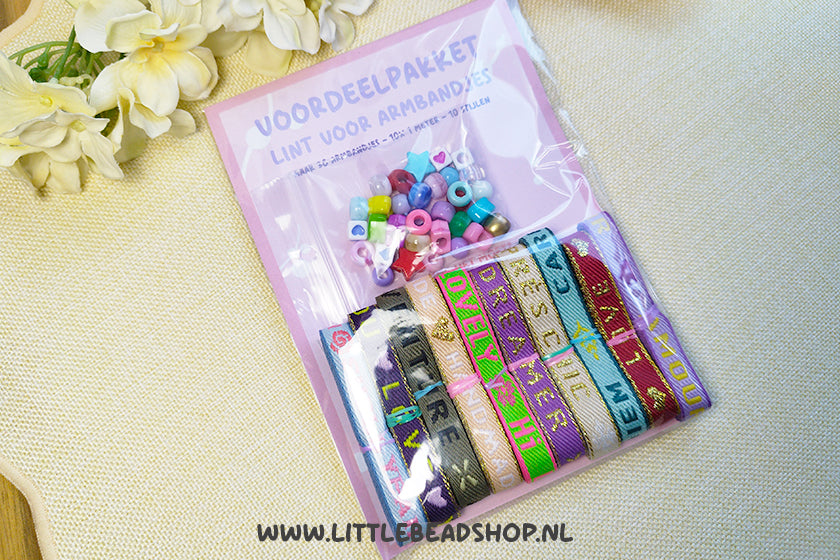 Voordeelpakket Lint voor Armbandjes Groot - Verrassingsmix