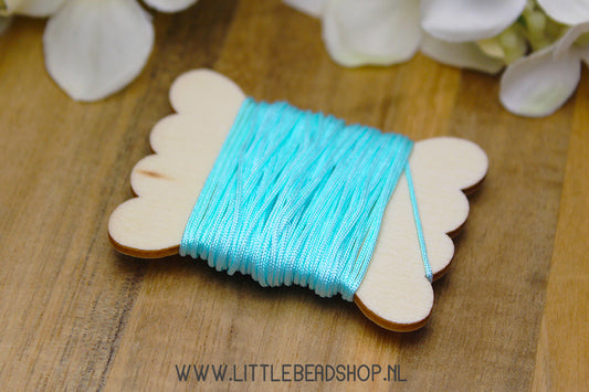 Sky Blue Nylon Cord 0.8mm, 5 meters