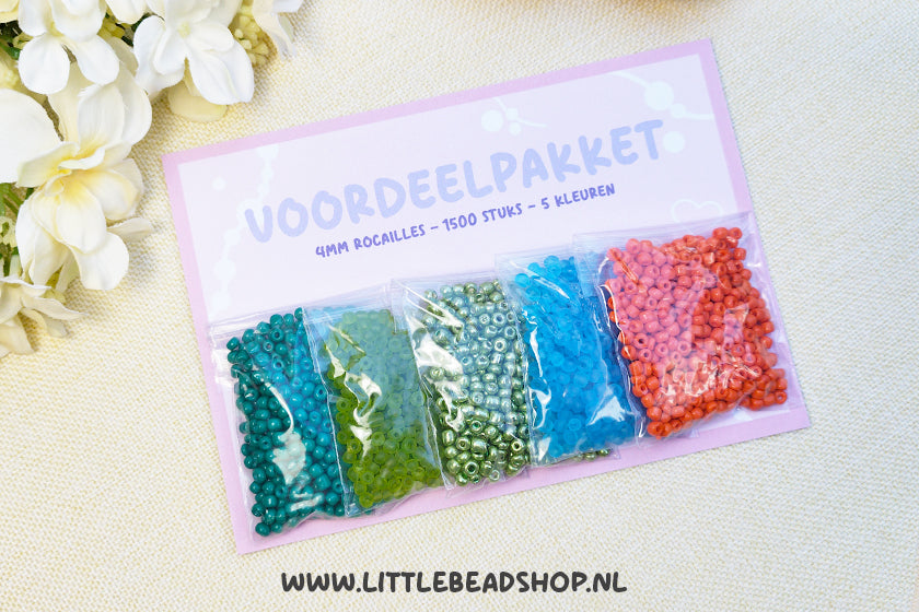 Voordeelpakket 4mm Rocailles - Energetic Style (uitverkoop!)