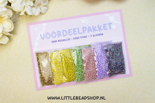 Voordeelpakket 2mm Rocailles - Fairy Garden (uitverkoop!)