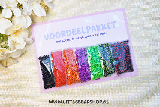 Voordeelpakket 2mm Rocailles - Halloween Night (uitverkoop!)