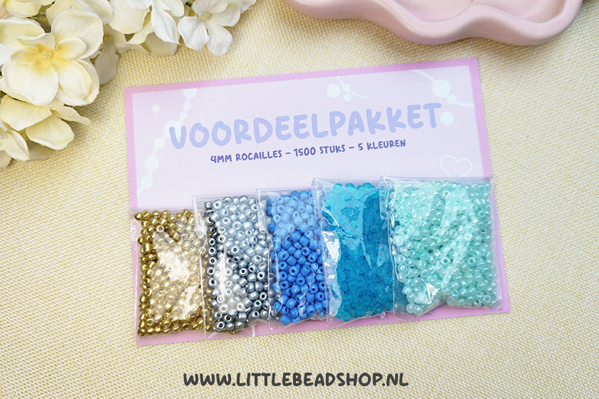 Voordeelpakket 4mm Rocailles - Sailor's Gold (uitverkoop!)