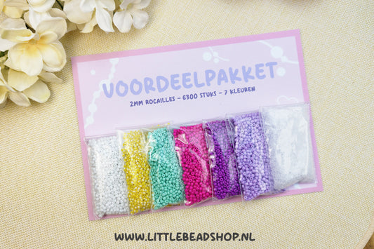 Voordeelpakket 2mm Rocailles - Summer Bloom (uitverkoop!)