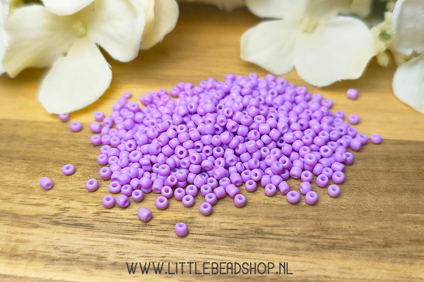 Rocailles Basic Purple 2mm, 15 gram