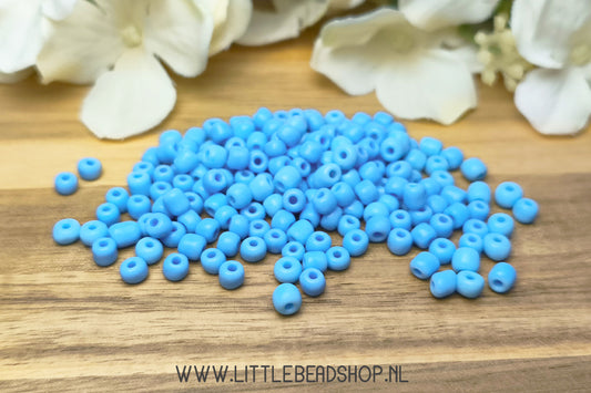 Rocailles Cool Blue 4mm, 27 gram