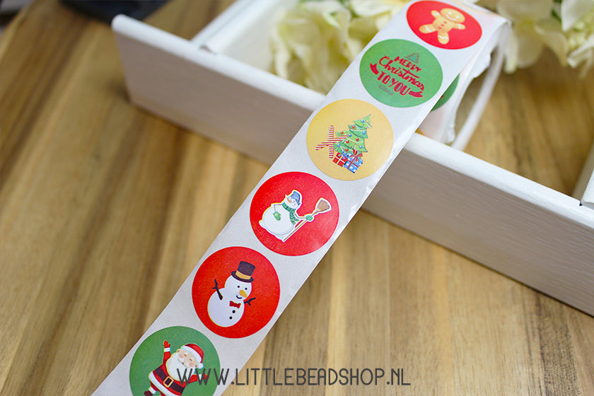 Stickers Holly Jolly Christmas 25mm